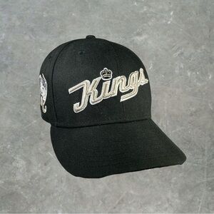 New Era Queens Kings Minor League Fitted Hat Size 7 1/8 Black/Silver MiLB